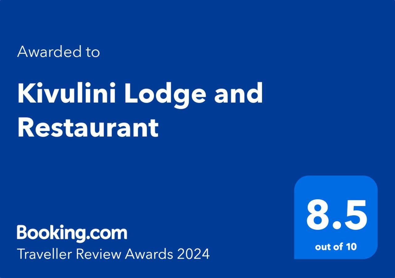 Kivulini Lodge And Restaurant Nungwi Zewnętrze zdjęcie